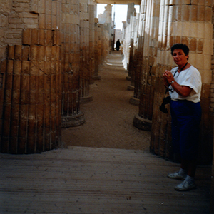 Ingang van de trappiramide van Djoser